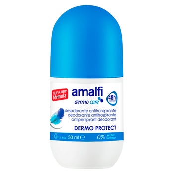 Дезодорант кульковий Amalfi Dermo Protect 50мл