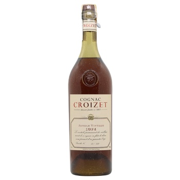 Коньяк Croizet Millesime 1974 40% 0,7л - купити, ціни на WINETIME - фото 1