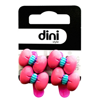 Dini Kids Two Bows Pink Hairpin-Paw d-135 - buy, prices for Tavria V - photo 1