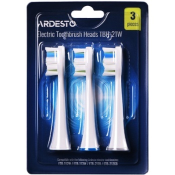 Ardesto White Nozzle for Toothbrush 3pcs - buy, prices for - photo 1