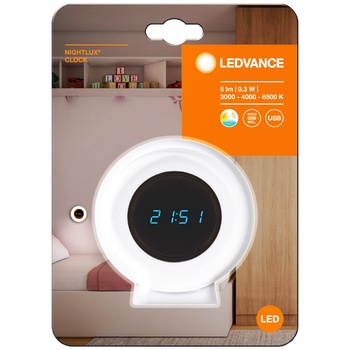 Ledvance Battery-powered Night Light with Clock - buy, prices for - photo 1