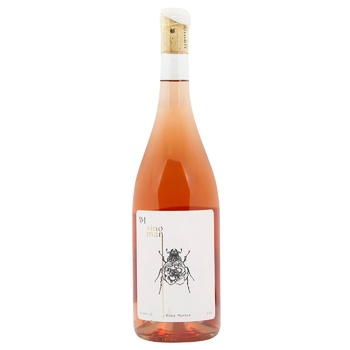 Vinoman Rose Merlot Reserve Rose Dry Wine 12.4% 0.75l - buy, prices for MasterZoo - photo 1