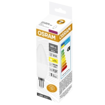 Лампа Osram LED Свічка 6,5W E14 3000K - купити, ціни на Auchan - фото 1