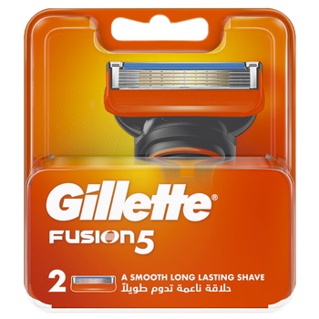 Gillette Fusion Replacement Shaving Cartridges 2pcs - buy, prices for Auchan - photo 1