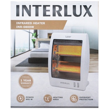 Обігрівач Interlux інфрачервоний INR-0800W - купити, ціни на - фото 2