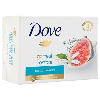 Dove Figs and Orange Petals Cream Soap 100g - buy, prices for METRO - photo 1