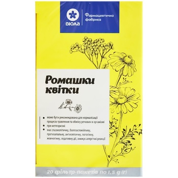 Квітки Ромашки Віола 20шт*1,5г - купити, ціни на Auchan - фото 2