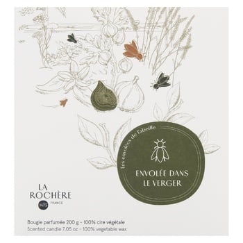 La Rochere Bee Fig-Feige Yellow Candle - buy, prices for - photo 2