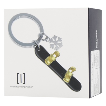 Брелок Metalmorphose Nowboard with Snowflake Charm - купить, цены на WINETIME - фото 1