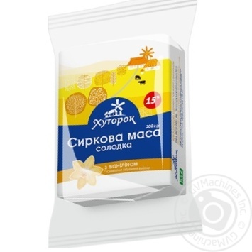 Творожная масса Хуторок с ванилином 15% 200г