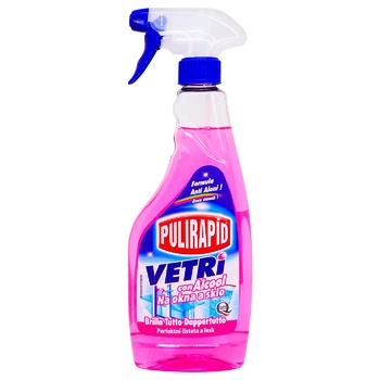 Pulirapid Glass Cleaner 500ml