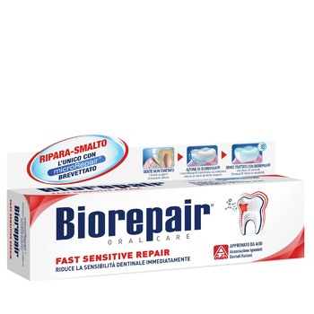 Biorepair Fast Sensitive Repair Toothpaste 75ml - buy, prices for MegaMarket - photo 1