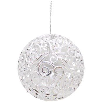 Mis Lt Openwork Christmas Ball 8cm in Assortment - buy, prices for - photo 2