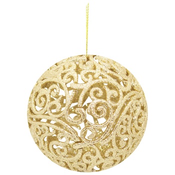 Mislt Openwork Ball Christmas Decoration 8cm in Assortment - buy, prices for COSMOS - photo 3