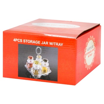 Набор для специй пластик 4шт - купить, цены на Таврия В - фото 1