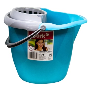 York Round Bucket with Squeezer 12l - buy, prices for Tavria V - photo 2