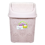 Bursev Lace Plastic Garbage Bucket 6l