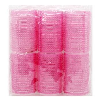 Round Velcro Curlers 4.4х6.3cm 6pcs