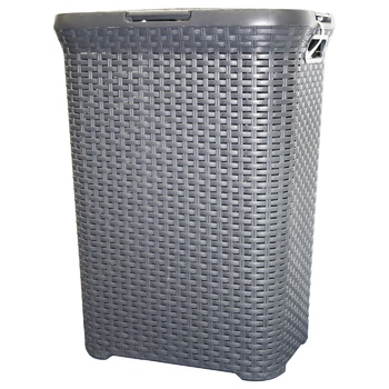 Curver Style Dark Gray Laundry Basket 60l - buy, prices for - photo 1