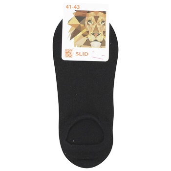 Slid Leva Men's Footlets s.41-43 Black - buy, prices for Ideal - photo 1