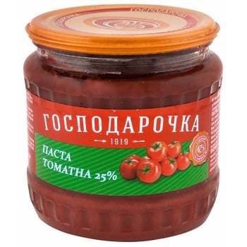 Tomato paste Gospodarochka 450g glass jar - buy, prices for MegaMarket - photo 1