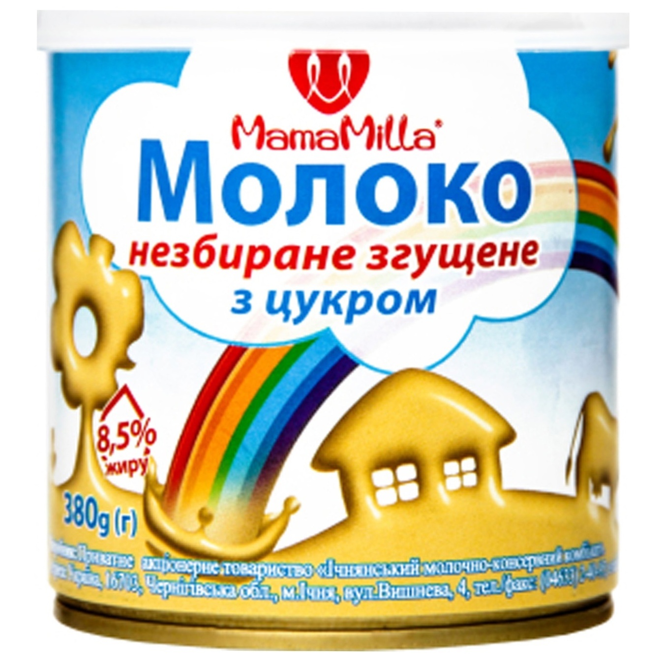 

Молоко сгущенное Mama Milla цельное с сахаром 8,5% 380г