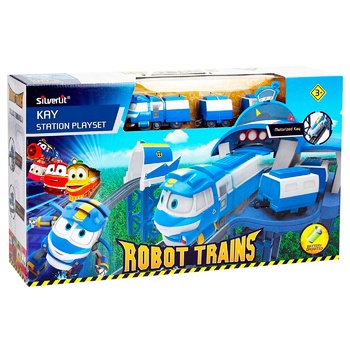 Набор игровой Robot Trains Станция Кея - купить, цены на КОСМОС - фото 1