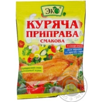 Приправа Еко куряча 90г х25 купить, цены на МегаМаркет - фото 2