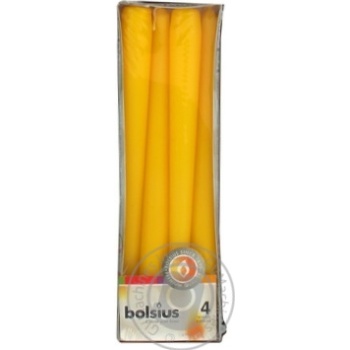 Set Bolsius yellow 4pcs Poland - buy, prices for NOVUS - photo 2