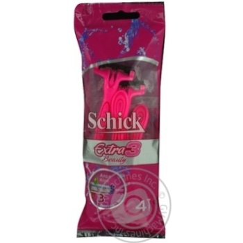 Станок для гоління Schick Extra3 Women 4шт - купить, цены на - фото 3