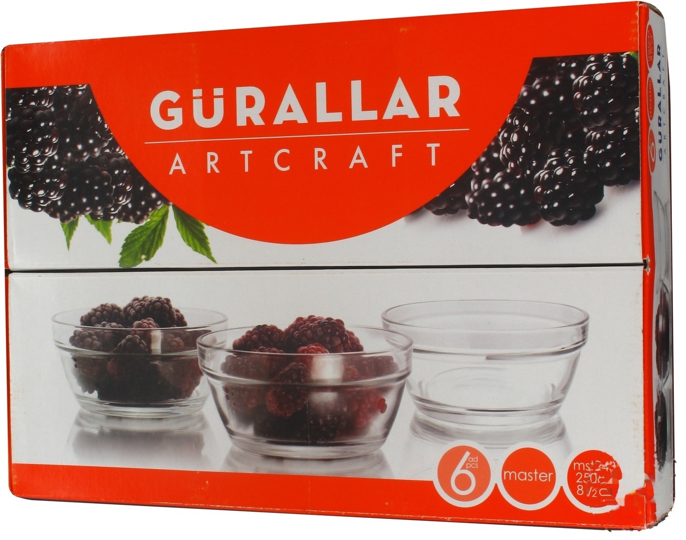 

Набор салатников Gurallar Artcraft Master 6шт 250мл