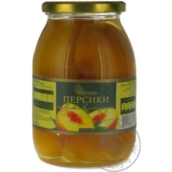 Peach halves Belfood Gold in light syrup 600g Bulgaria - buy, prices for NOVUS - photo 1