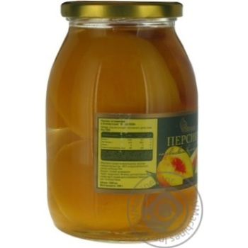 Peach halves Belfood Gold in light syrup 600g Bulgaria - buy, prices for NOVUS - photo 2