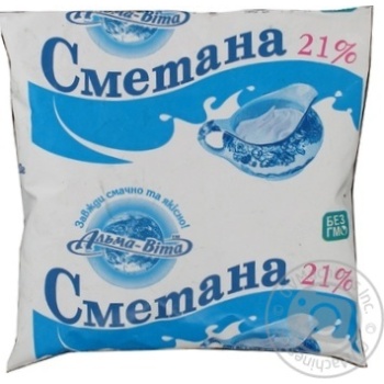 Сметана Альма-Віта 21% 400г