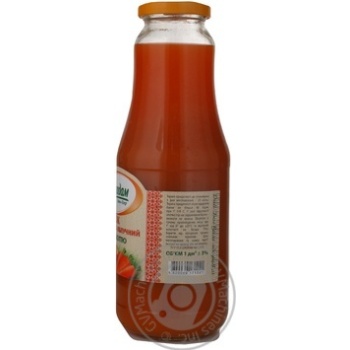 Sterilized juice with pulp Vladam carrots and apples glass bottle 1000ml Ukraine - buy, prices for - photo 16