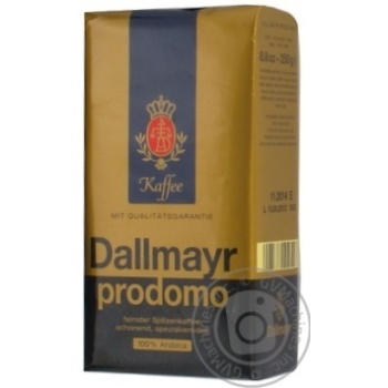 Ground coffee Dallmayr Prodomo 250g - buy, prices for MegaMarket - photo 1