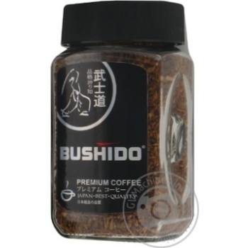 Natural instant sublimated coffee Bushido Black Katana Arabica 100g Switzerland - buy, prices for MegaMarket - photo 1