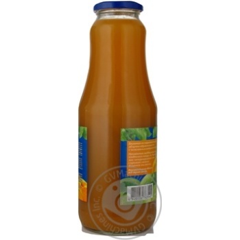 Reconstituted pasteurized homogenized juice with sugar and pulp Chumak carrot-apple glass bottle 1000ml Ukraine - buy, prices for NOVUS - photo 3