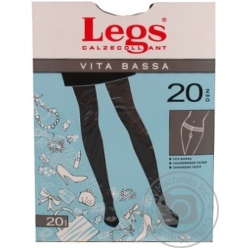 Колготы Legs Vita Bassa женские nero 20ден 4р - купить, цены на МегаМаркет - фото 3