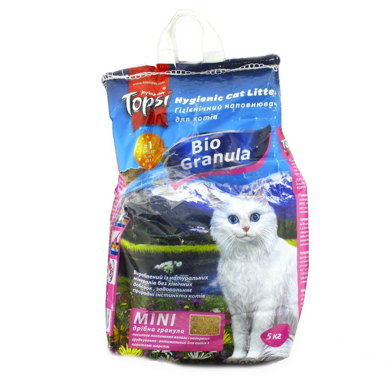 

Наполнитель Topsi Mini для кошек 5кг
