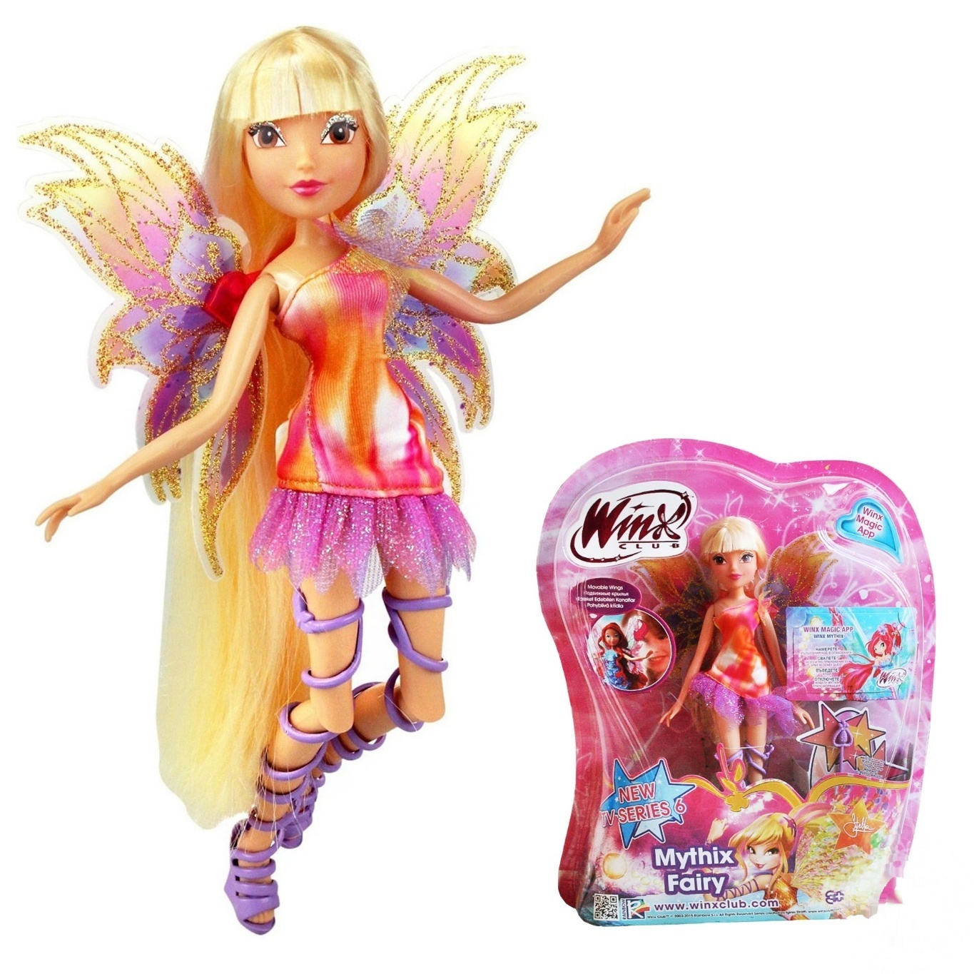 

Кукла Winx Club Mythix Fairy Стелла