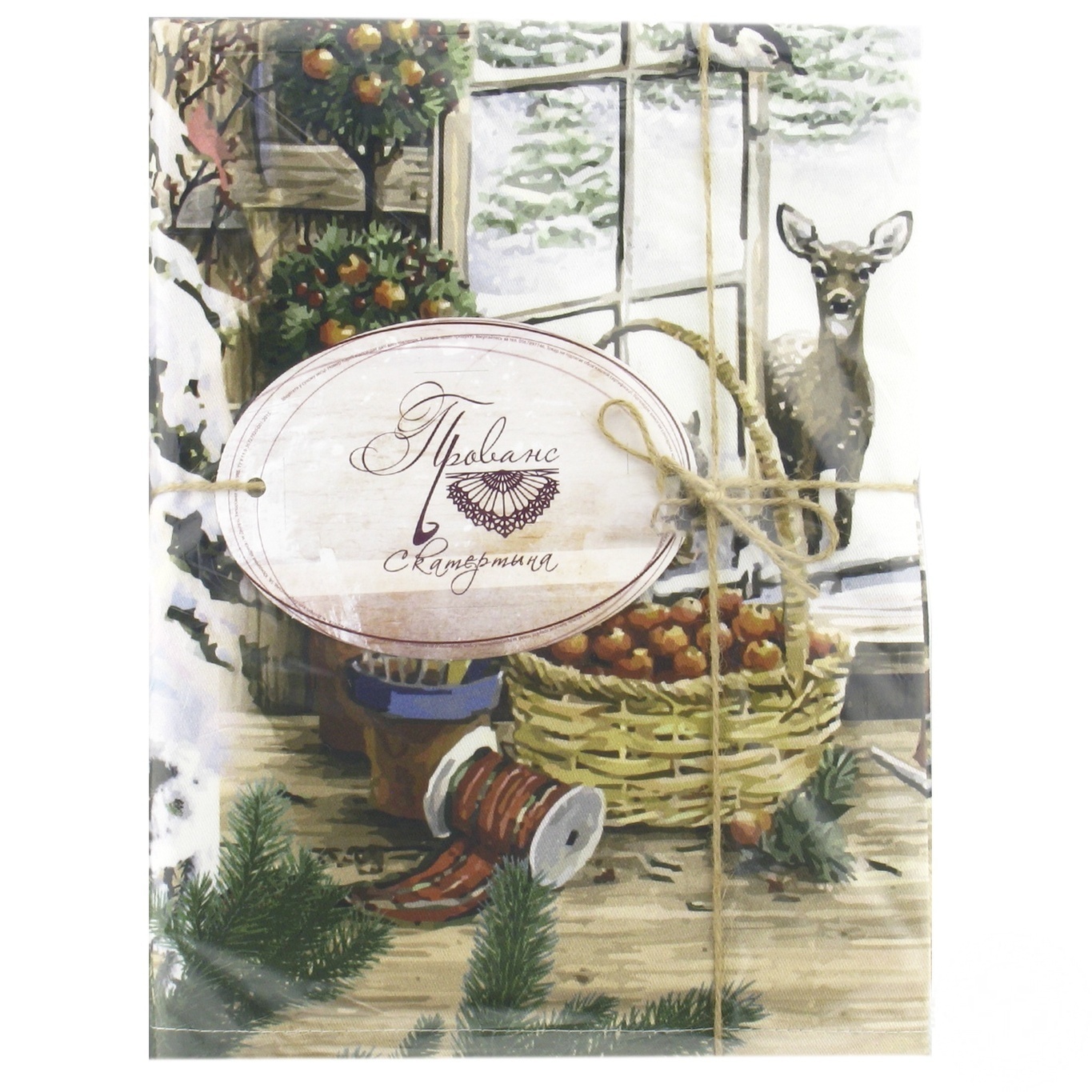 

Скатерть Прованс Зима 148х148см