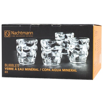 Nachtmann Bubbles Set of Glasses for Water 375ml 4pcs - buy, prices for ULTRAMARKET - photo 1