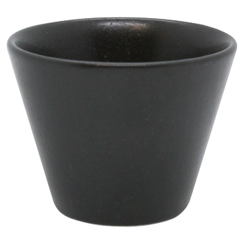 Porcelain Seasons Conic Bowl black 5.5cm