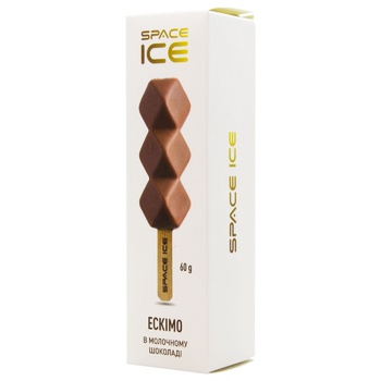 Space Ice Frozen Dessert Eskimo in Milk Chocolate 60g - buy, prices for ULTRAMARKET - photo 1