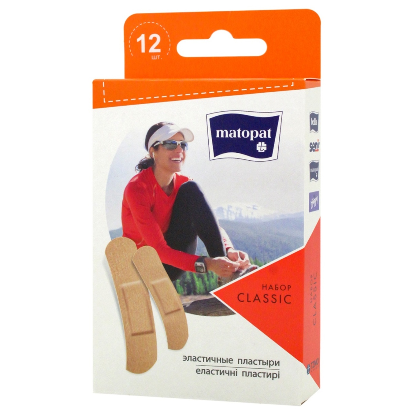

Пластыри Bella Mаtораt Classic медицинские 12шт
