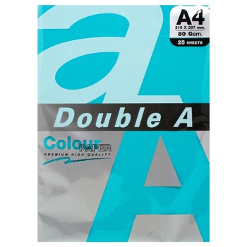 Double A Color Paper A4 25 sheets 5 colors - buy, prices for - photo 6