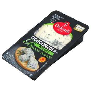 Сыр Defendi Горгонзола Piccante DOP 48% 150г - купить, цены на - фото 1