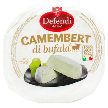 Defendi Camembert Cheese from Buffalo Milk 65% 250g - buy, prices for ULTRAMARKET - photo 2