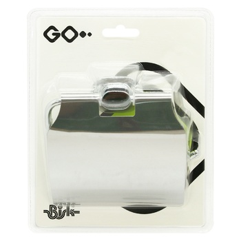 Bisk GO Toilet Paper Holder with Lid Chrome - buy, prices for MegaMarket - photo 1